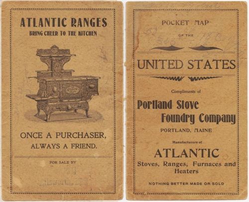 Atlantic Ocean [folder] The Home Atlantic with Base, Tank and Mantel Oven