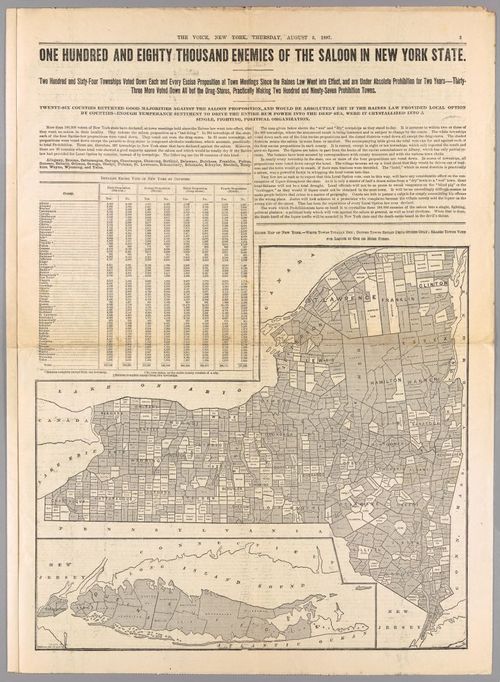 One Hundred and Eighty Thousand Enemies of the Saloon in New York State