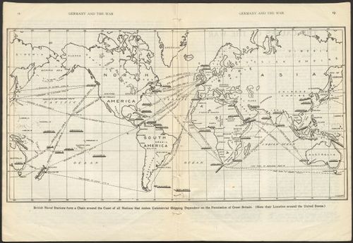 British Naval Stations form a Chain around the Coast of All Nations