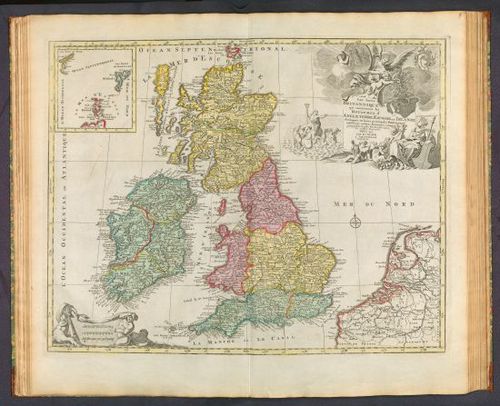 Les Isles Britanniques qui contiennent les Royaumes d'Angleterre, Escosse, et Irlande - Jan Barend Elwe - 1792