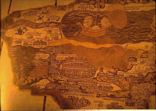 #121 Madaba Map of Palestine