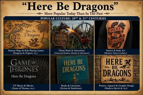 Here Be Dragons - More Popular Today Than In The Past