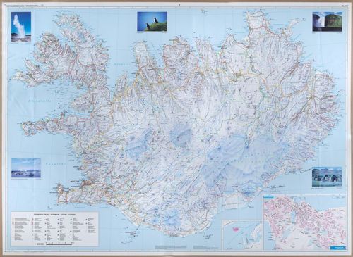 Iceland Paper Road Map