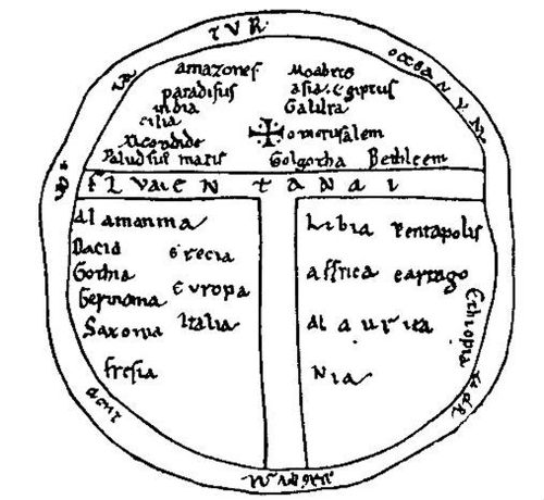 #205 Isidore of Seville, T-O Maps