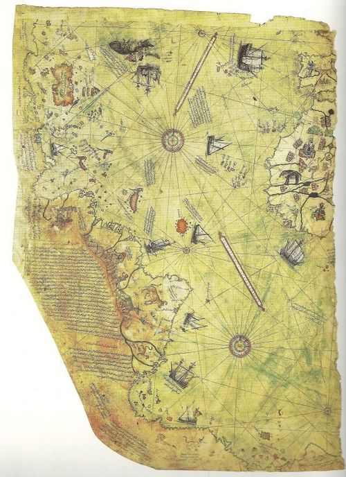 #322 Piri Reis' Chart of the Ocean Sea
