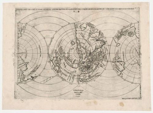 #335 Totius orbis descriptio tam veterum quam recentium geographorum
