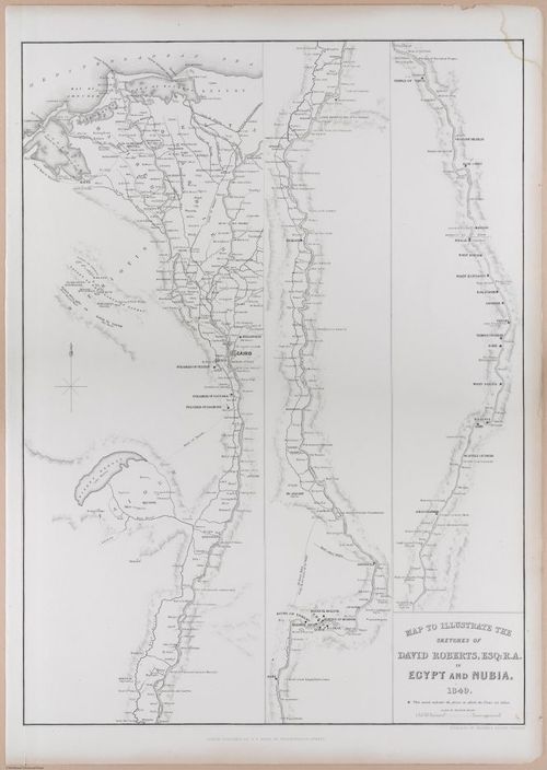 David Roberts Egypt Map