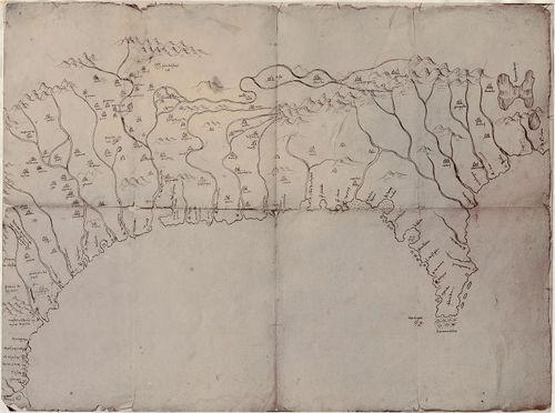 #373.1&nbsp;Mapa del Golfo y costa de la Nueva Espana