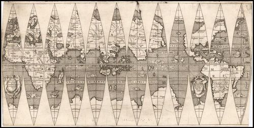 #387 Globes and globe gores by Fransiscus Demongenet
