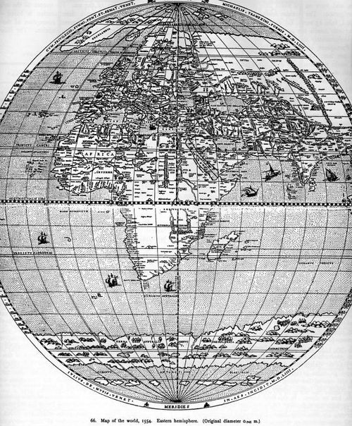 #390 A Map of the World in Two Hemispheres