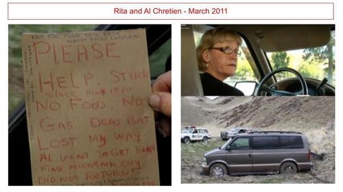 Rita & Al Chretien - 7 weeks in a van
