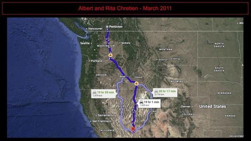 Albert & Rita's Route