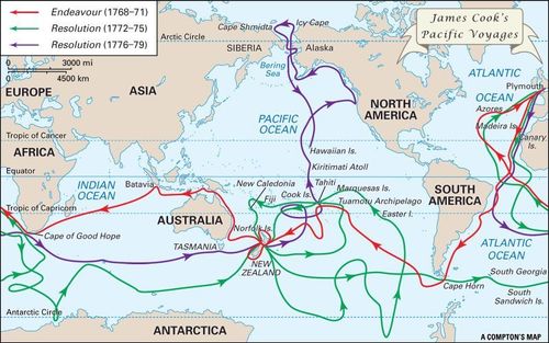 Captain Cook's Three Voyages