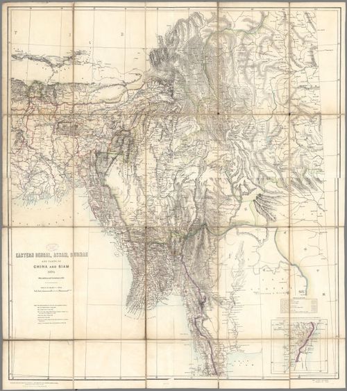 Eastern Bengal, Assam, Burmah, and Parts of China and Siam&nbsp;