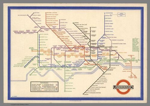 London Underground - 1933 - Harry Beck