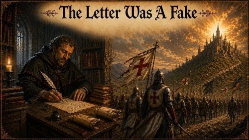The Letter Was A Fake