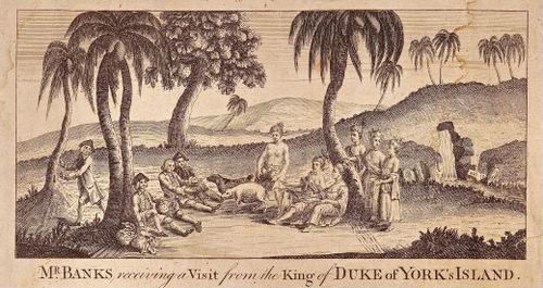 Mr. Banks Receiving a Visit from the King of Duke of York's Island