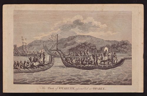 The Fleet of Otaheite, assembled at Oparee