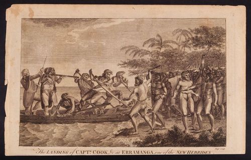 The Landing of Captain Cook at Erramanga, one of the New Hebrides