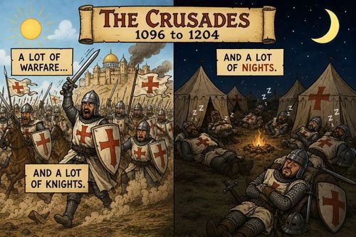 A LOT OF WARFARE AND A LOT OF KNIGHTS