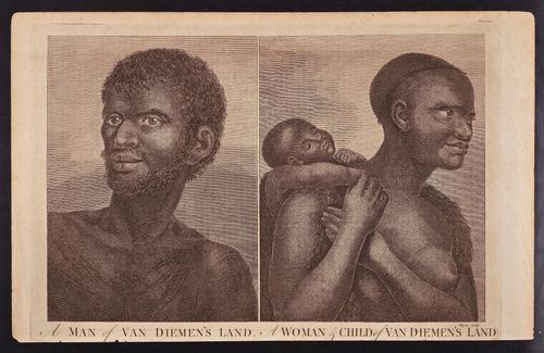 A Man of Van Diemen's Land / A Woman & Child of Van Diemen's Land