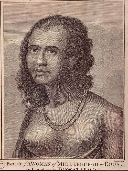 Portrait of a Woman of Middleburgh, or Eooa, an Island near Tongataboo