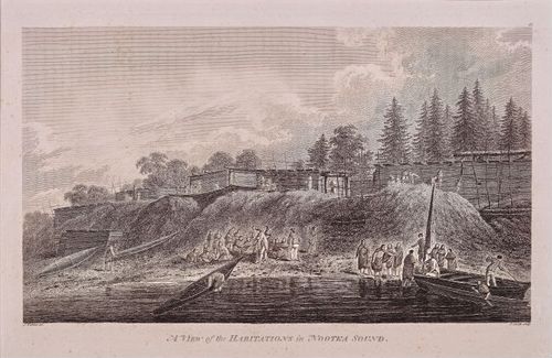 A View of the Habitations in Nootka Sound