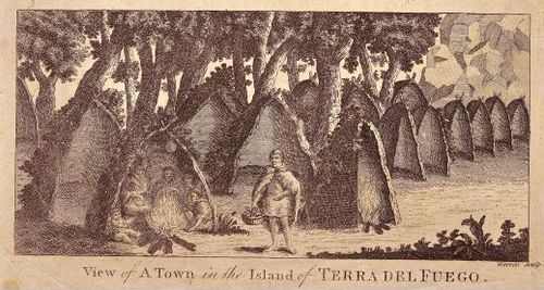 View of A Town in the island of Tierra Del Fuego